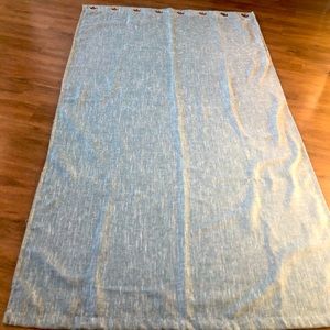 Blue urban barn curtain